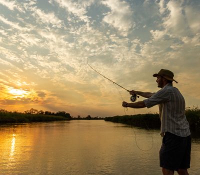 African Sunset Fishing