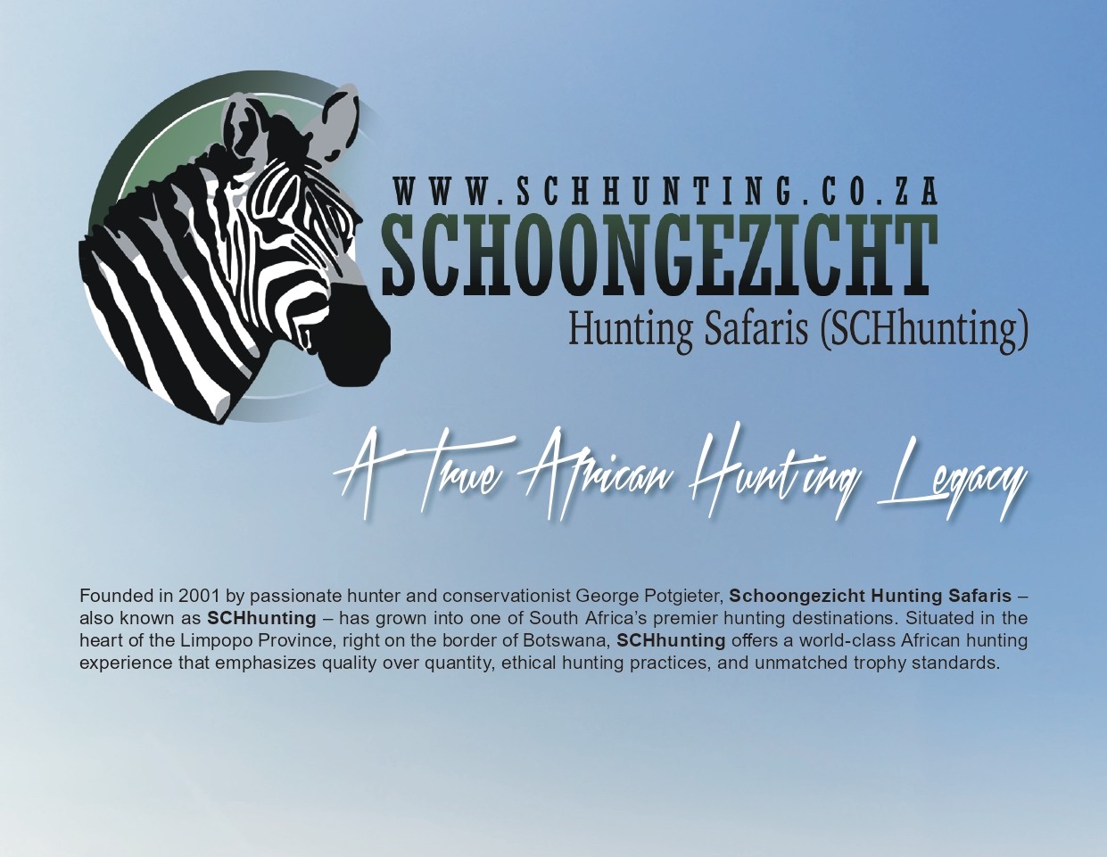 SCH Hunting Article SA Hunting Magazine 2025